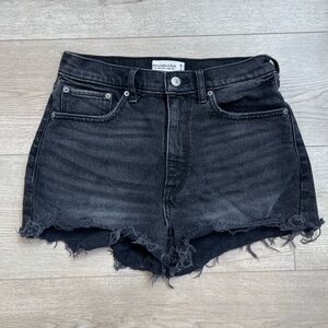 Abercrombie Mom Short High Rise Jean Shorts